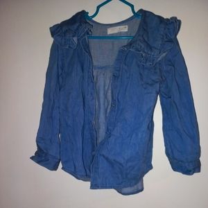 Denim shirt girls size 6